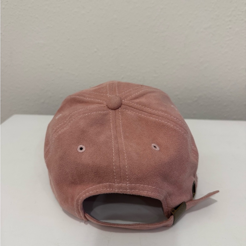 Pink 'Hustle' Embroidered Cap - Picture 2 of 4
